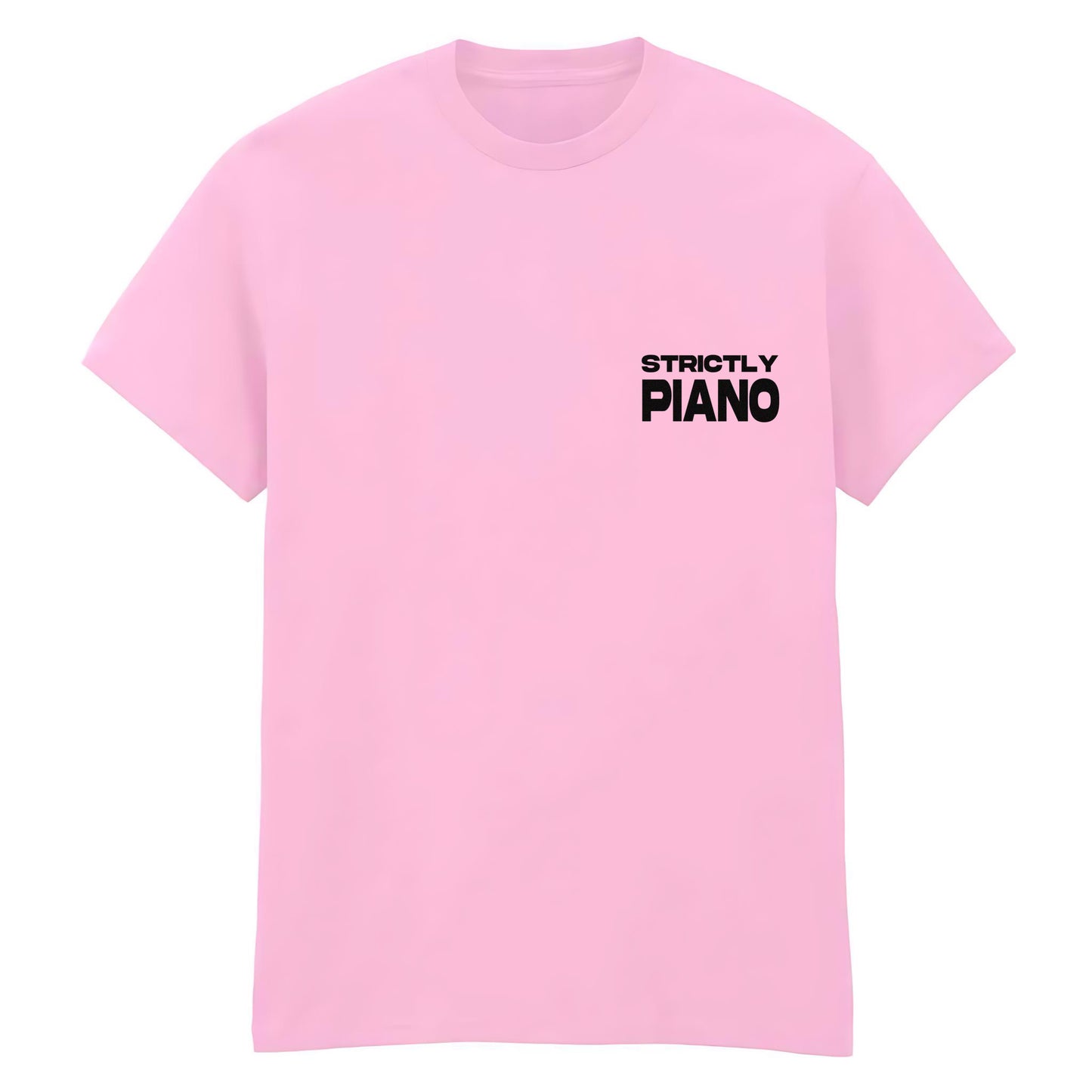 Strictly Piano Logo Tee - Bubblegum Pink