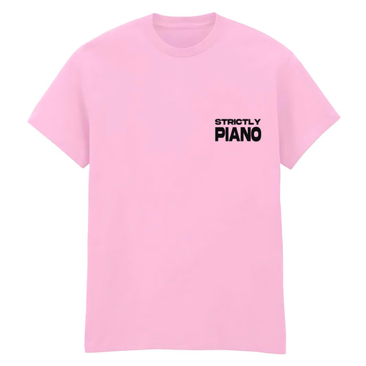 Strictly Piano Logo Tee - Bubblegum Pink