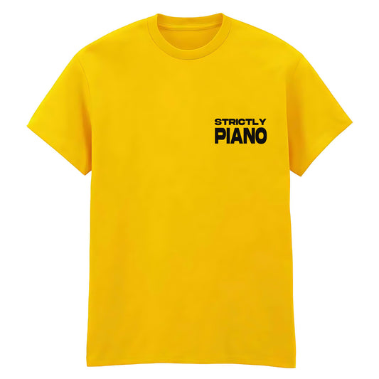 Strictly Piano Logo Tee - Lemon
